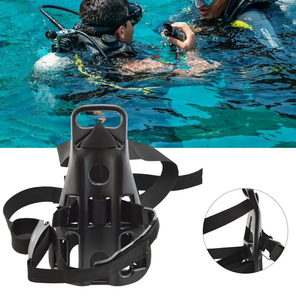 

Безопасная подставка для резервуара для дайвинга, пластиковый кронштейн для резервуара для дайвинга, износостойкая кислородная бутылка, рюкзак для резервуара для дайвинга, дизайн с пряжкой