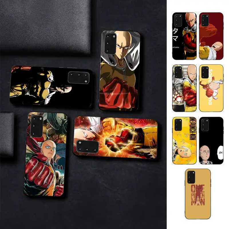 

Anime One Punch Man Phone Case For Samsung S 9 10 20 21 22 23 30 23plus lite Ultra FE S10lite Fundas