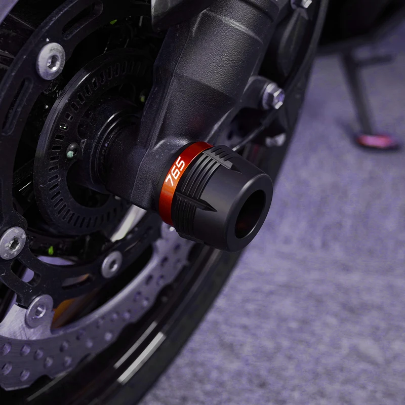 Фото Для Triumph Street Triple 765 R S RS/675 R RX/Street Triple 660S мотоцикла, передняя ось, вилка, слайдер, защита от столкновений 675 №2