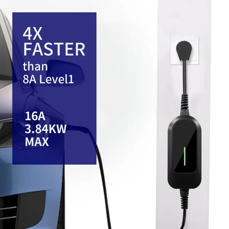 

Andalung 3.5KW Portable EV Charger Type2 Charging Cable For Electric Car Vehicle Charging 1Phase