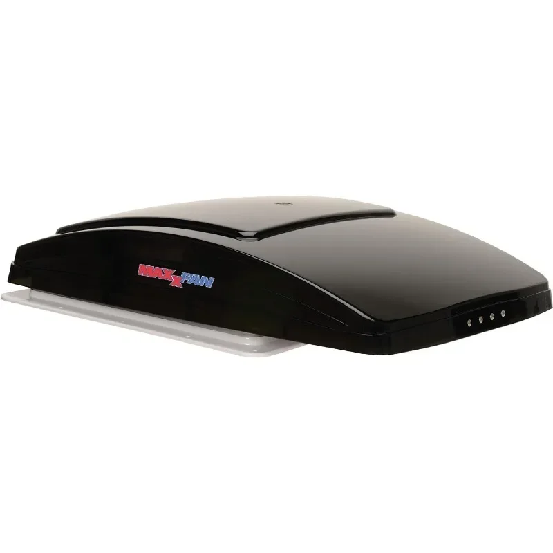 Фото Maxxfan Deluxe Vent, вентилятор и крышка вентилятора «все в одном» — мощный 10-скоростной реверсивный вентилятор, встроенный дождевик, пульт дистанционного управления №2