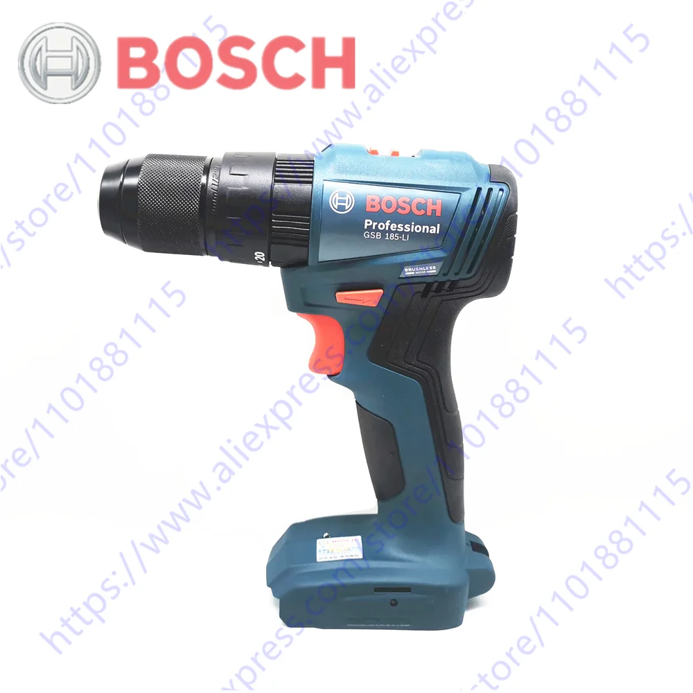 

Bosch Cordless Impact Drill GSB 185-LI Electric Screwdriver Driver 18V Brushless Motor Professional Multifunctional Power Tool