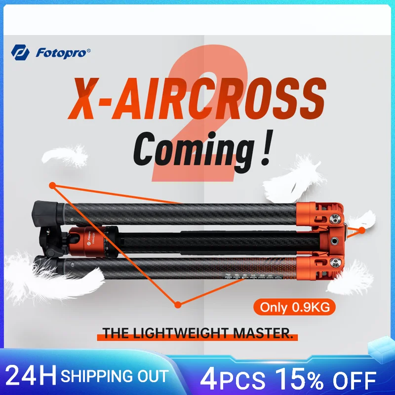 

Штатив Fotopro из углеродного волокна совместимый с камерой Leica двойной панорамный карданный подвес для камеры Nikon Canon Sony DSLR Штатив для путешест...