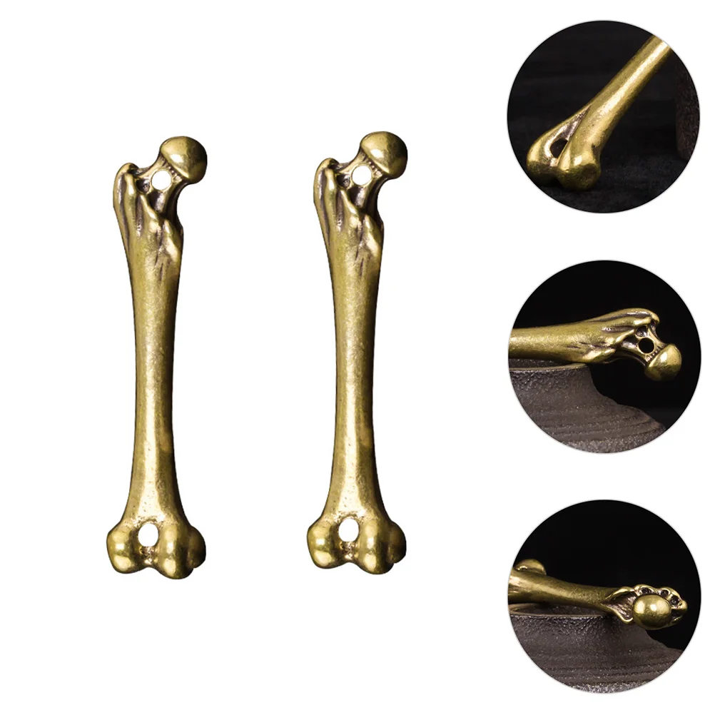 

Pendant Bone Keychain Hanging Brass Key Bag Ornaments Filler Stuffer Ornament Holiday Gift Housewarming Copper Car Keyring