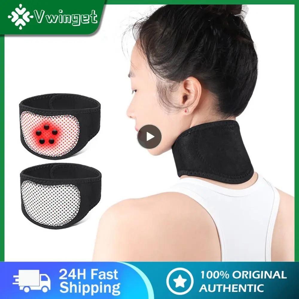 

Sports Warm Neck Protector 32.1g Cervical Support New Magnetic Cervical Spine Protector Keep Warm Knee Pads Self-heating Magnet