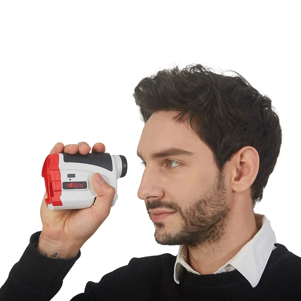 Многофункциональный лазерный дальномер BIJIA 600 м 6x22 для гольфа угол наклона высота