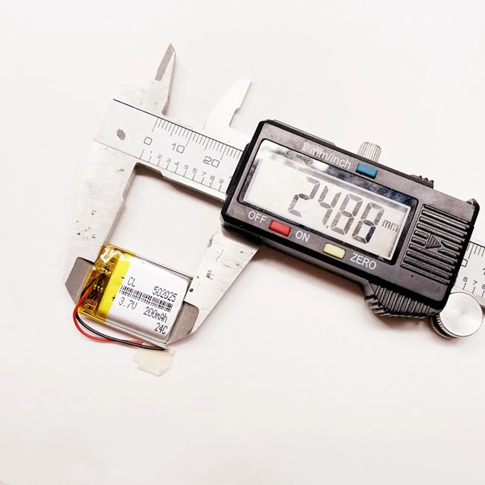 1-10шт 3 7В 200мАч 502025 Литий-полимерная аккумуляторная батарея LiPo для MP3-камеры Bluetooth