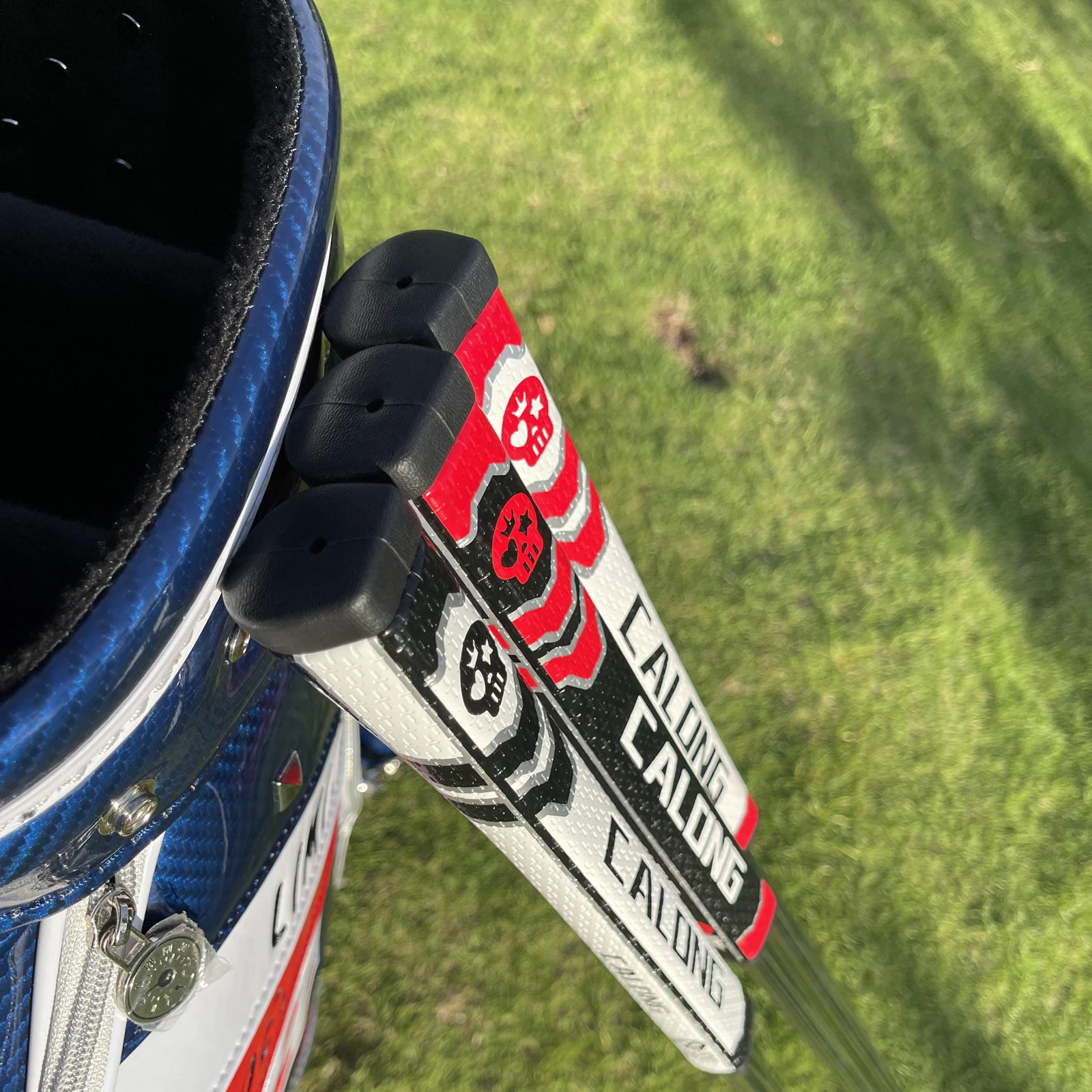 Новые захваты для клюшки гольфа мягкие Захваты с черепом из полиуретана размер 2 0