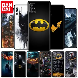 movil phone funda for samsung galaxy a51 a71 a21s a32 a12 celular case a31 a50 a22 a52 black cover a02s sac hero batman free global shipping