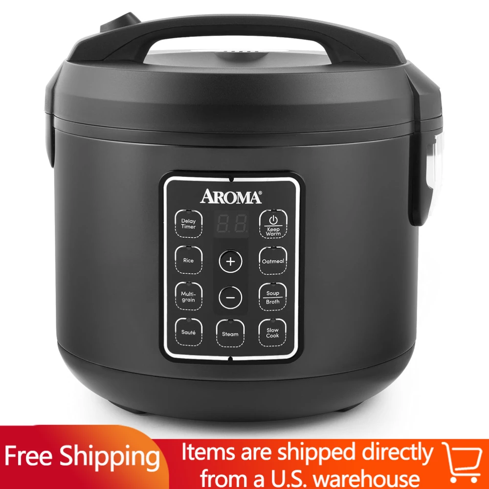 

12-Cup (Cooked) Digital Rice & Grain Multicooker Cooker Kitchen Appliances Home
