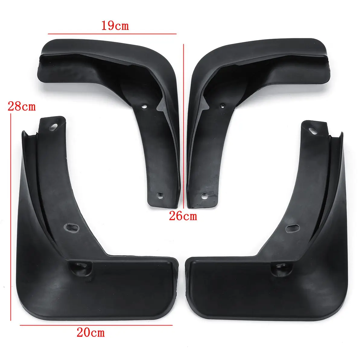 

For VW Golf 7 MK7 2014 2015 2016 2017 Car Fender Mud Flaps Mudguards Splash Guards Mudflaps