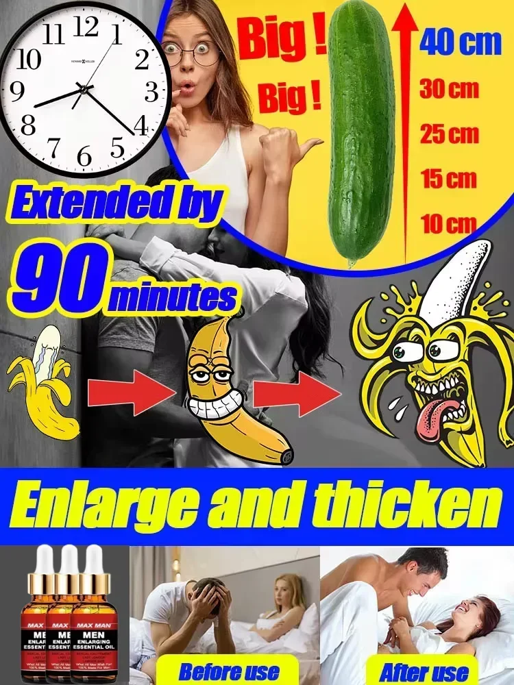 Men's Penis Growth and Thickening Supplement Enhances Erection Strength Size for Better Sexual Performance Boost arousal