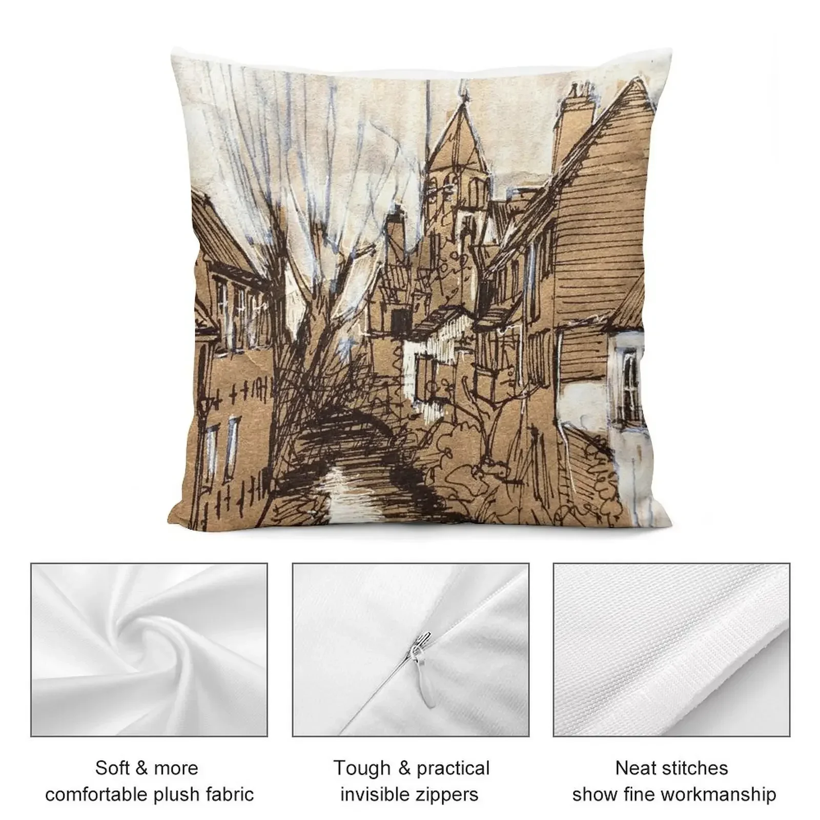 Чехол для подушки Bruges dec 2020 PRINTED