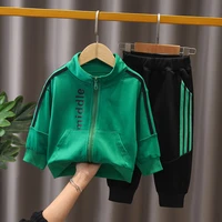boys clothing kit baby clothes fashion children long sleeve two piece set korean 1 4 years old kids clothes boys