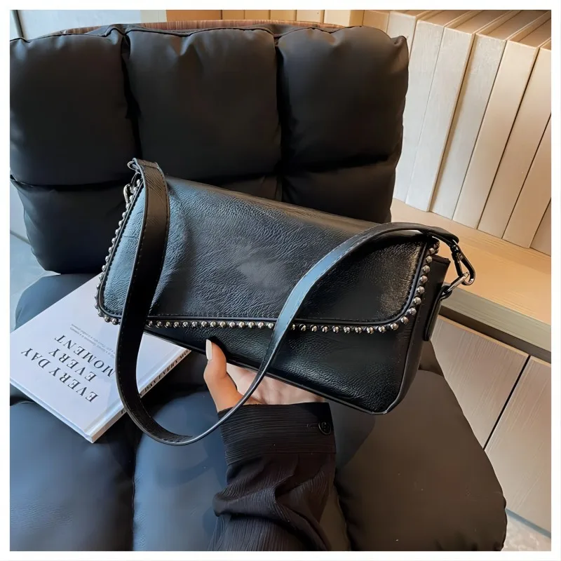 CGCBAG 2023 New Fashion Square Women Shoulder Bag High Quality PU Leather Designer Luxury Handbags Casual Female Tote Bag