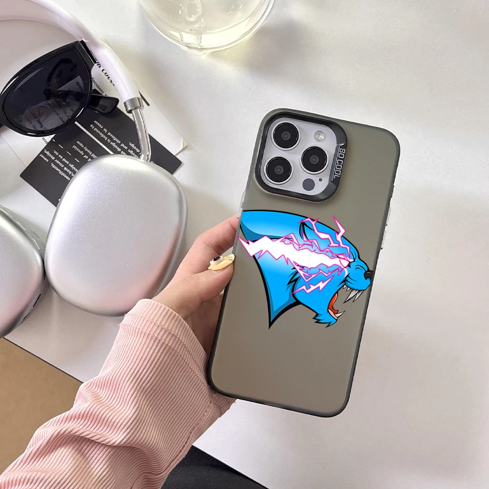 Чехол для телефона MR Cute B-Beast с рисунками P-Pictures iPhone 12 11 13 14 15 16 Max Pro Plus лазерный чехол