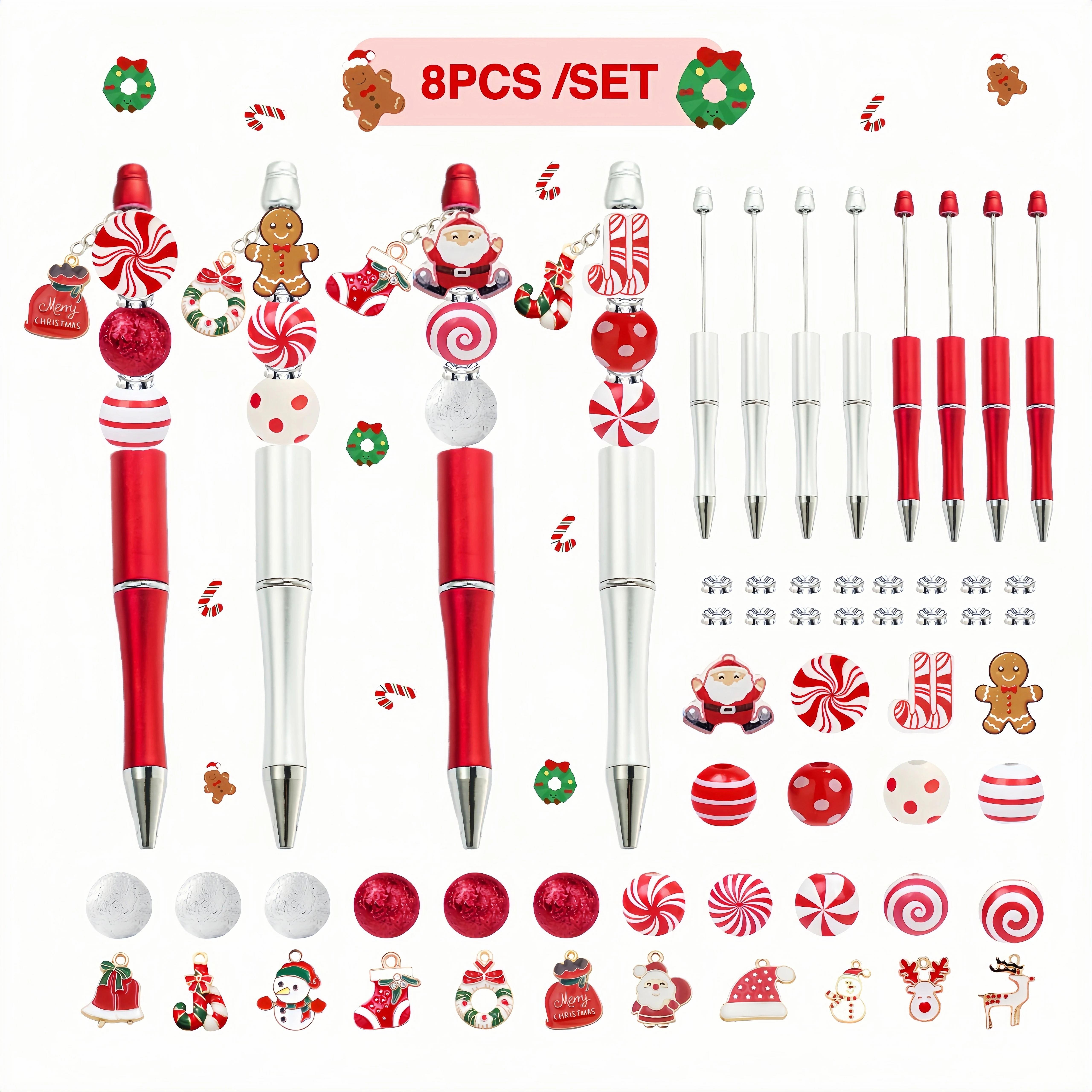 

Набор шариковых ручек рождественская тематика