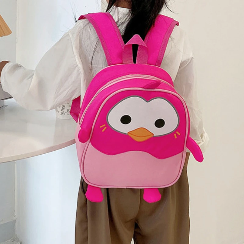 Girls Boys Small Schoolbags In Kindergarten Cute Cartoon Penguin Children Schoolbag Anti Splash Student Backpack