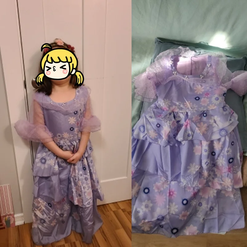 Детское платье для девочек костюм дифраз на Хэллоуин косплей принцессы детский