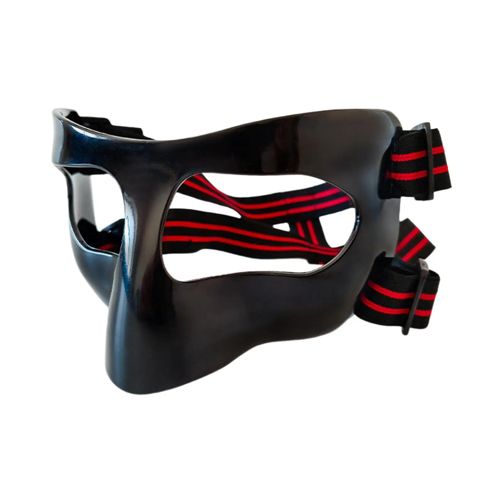 

Basketball Mask Face Nose Guard Adjustable Strap Sports Face Mask with Padding Lightweight Shatterproof Durable Unisex