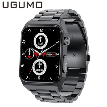 UGUMO E530 Smart Watch 1.91inch Men Blood Glucose ECG PPG HRV Blood Pressure Monitor Fitness Tracker Sport Smartwatch 1