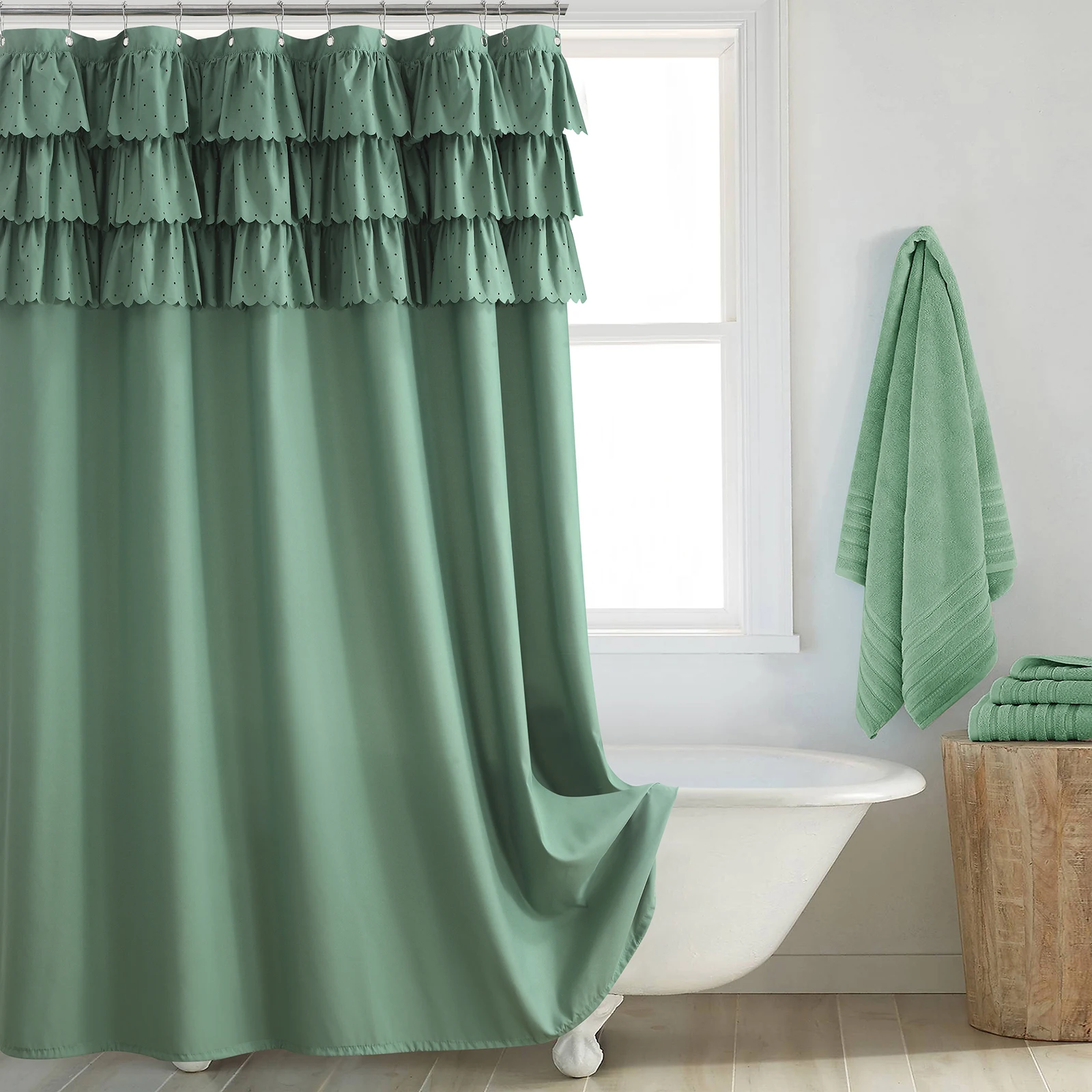 

DS CURTAIN Занавеска для душа Flamenca белая