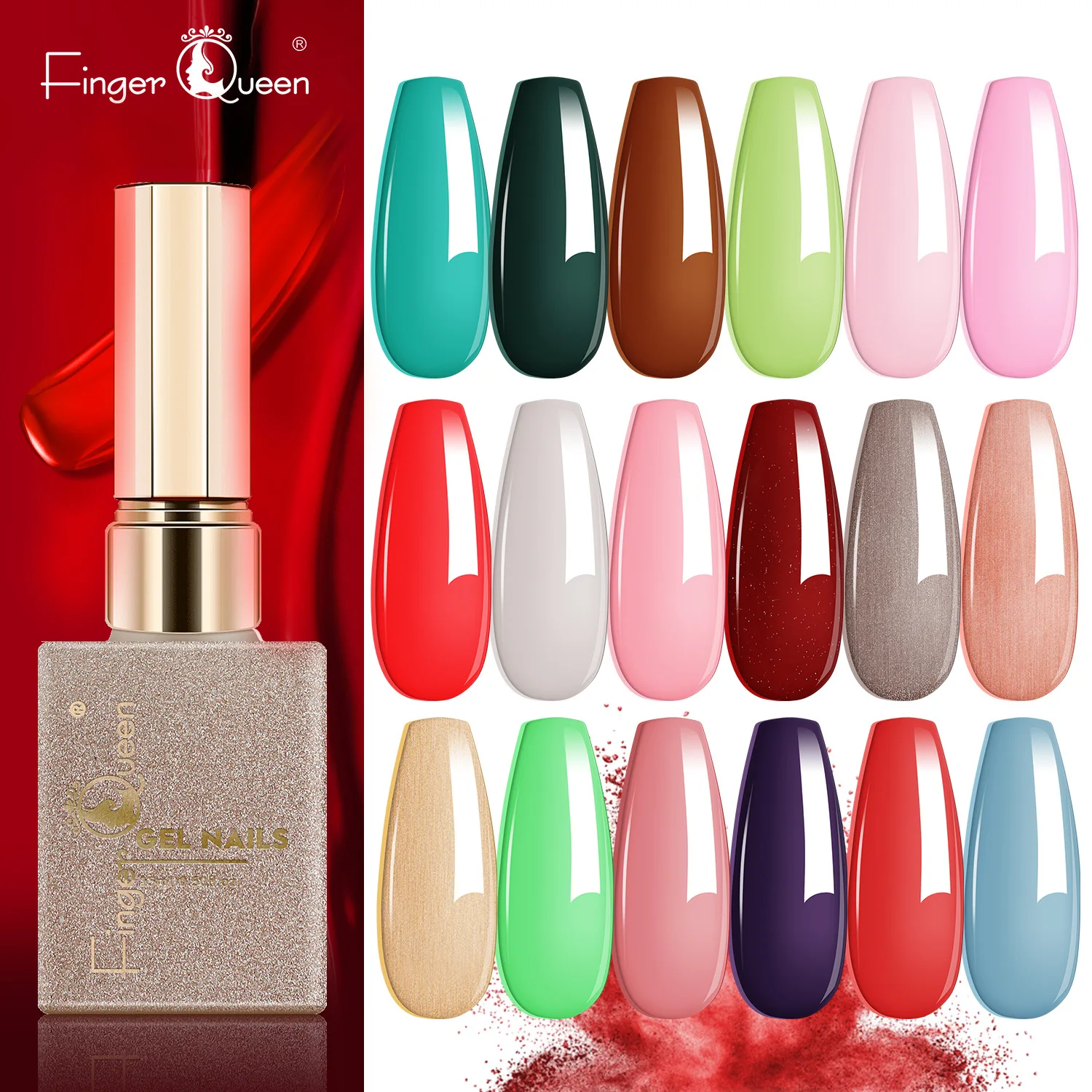 

Fashion Gel Nail Polish 96 Color Professional Salon Nails Art Gels Varnish UV LED Semi Permanent Nail Lacquer 15ml Base Top Coat
