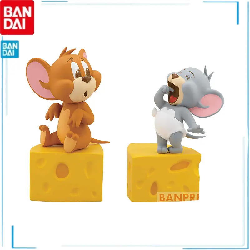 

In Shelf BANDAI Anime Figures Tom and Jerry Brand New Genuine Jerry Action Figure Model Kids Kids Brinquedos Toy Christmas Gifts