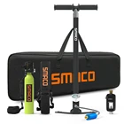 Smaco S500 оборудование для подводного плаванияШестерня 0.7 л Мини-резервуар для подводного плавания бутылка для дайвинга кислородный цилиндр комплект для подводного плавания ручной насос дайвинг оборудование Buceo