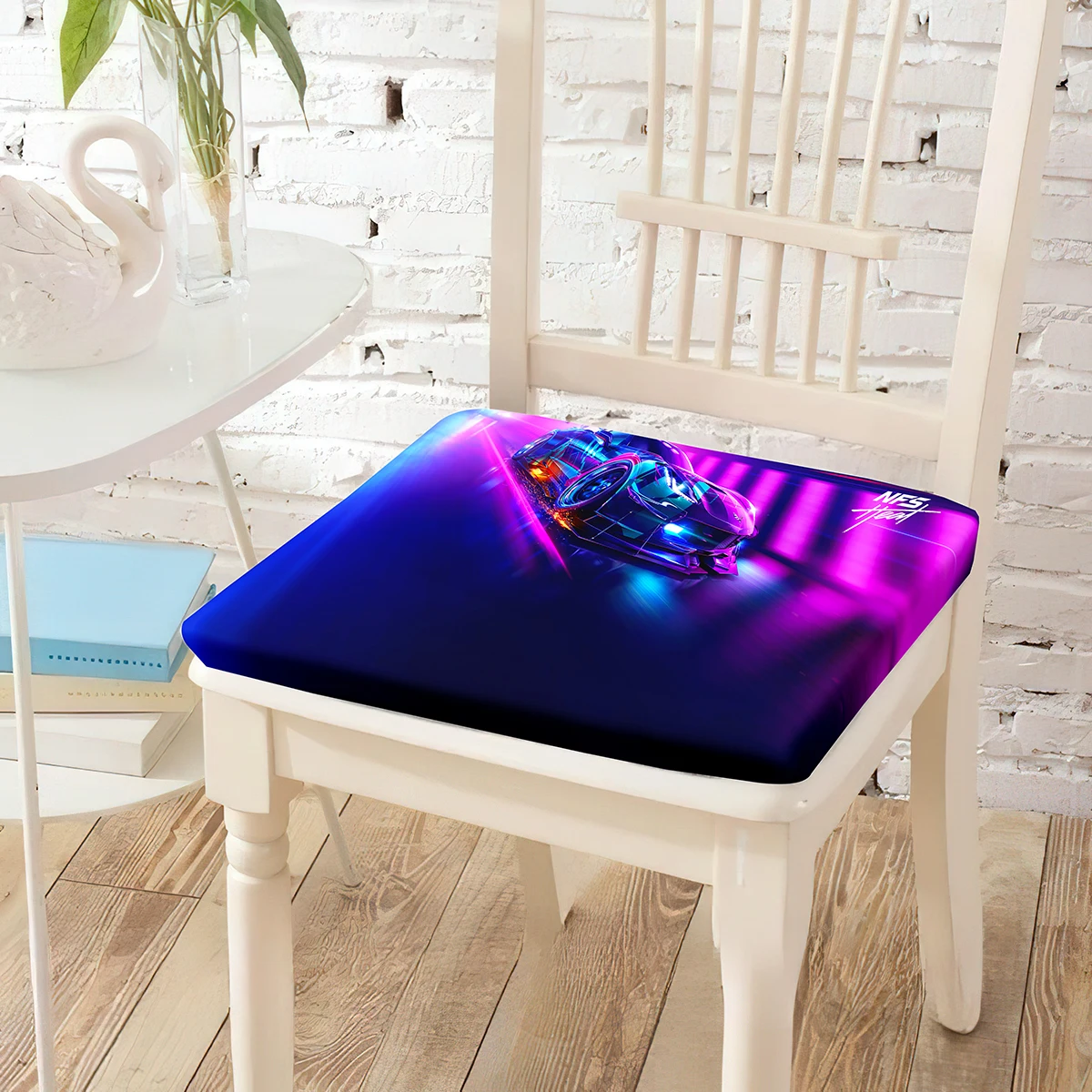 

Подушка для кресла с принтом гоночного автомобиля, подушки для сидений из пены с эффектом памяти, моющиеся пальто, удобные подушки для стульев для взрослых, Женский Декор для спальни