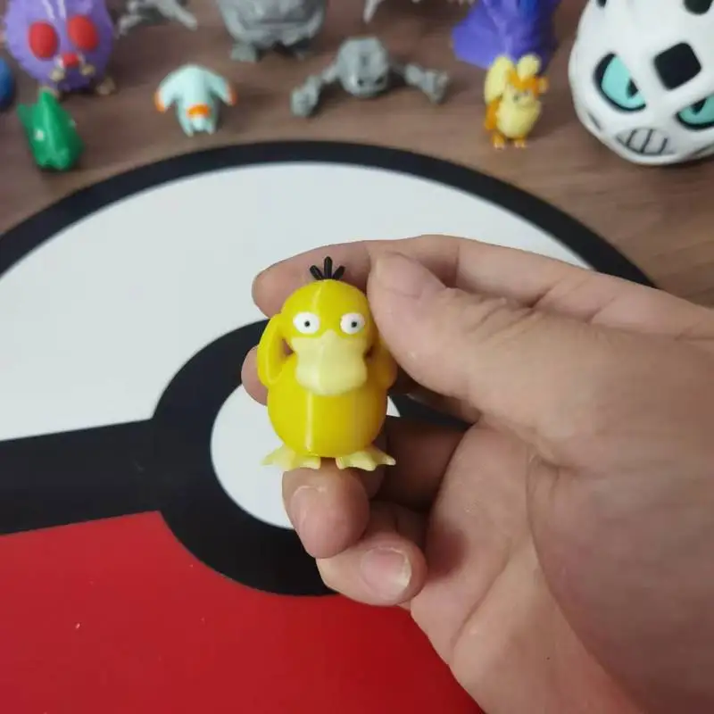 Новый аниме Psyduck персонаж мультфильма пропорция мир 1:20 Diy 3D печать милый
