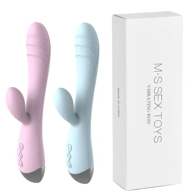10 Frequency Dildo Vibrator Rabbit Vibrator Wand Sex Toys for Women Female Masturbator Dual Motor G Spot Clitoris Stimulator 1