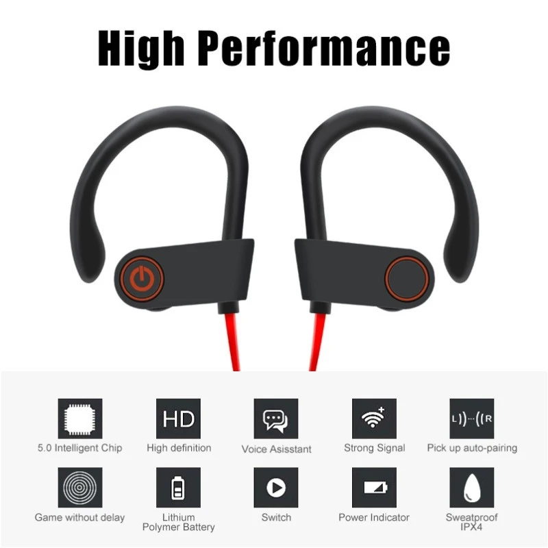

Wired Headphones Bass Earbuds Stereo Music Sport Headset In-Ear EarphonesTWS Bluetooth Wireless Headphone Waterproof Earbuds