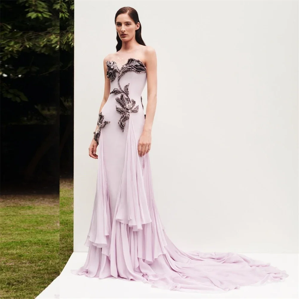 Вечернее платье по индивидуальному заказу для выпускного вечера милое