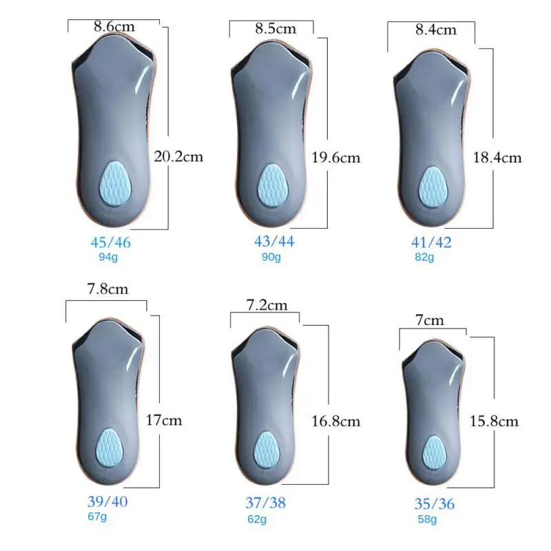 Кожаные ортопедические стельки с поддержкой свода стопы вставки из полиуретана