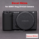 ZVE10 наклейки для камеры Матовая Белая Защитная пленка для камеры Sony zv e10  ZV-E10 виниловая пленка