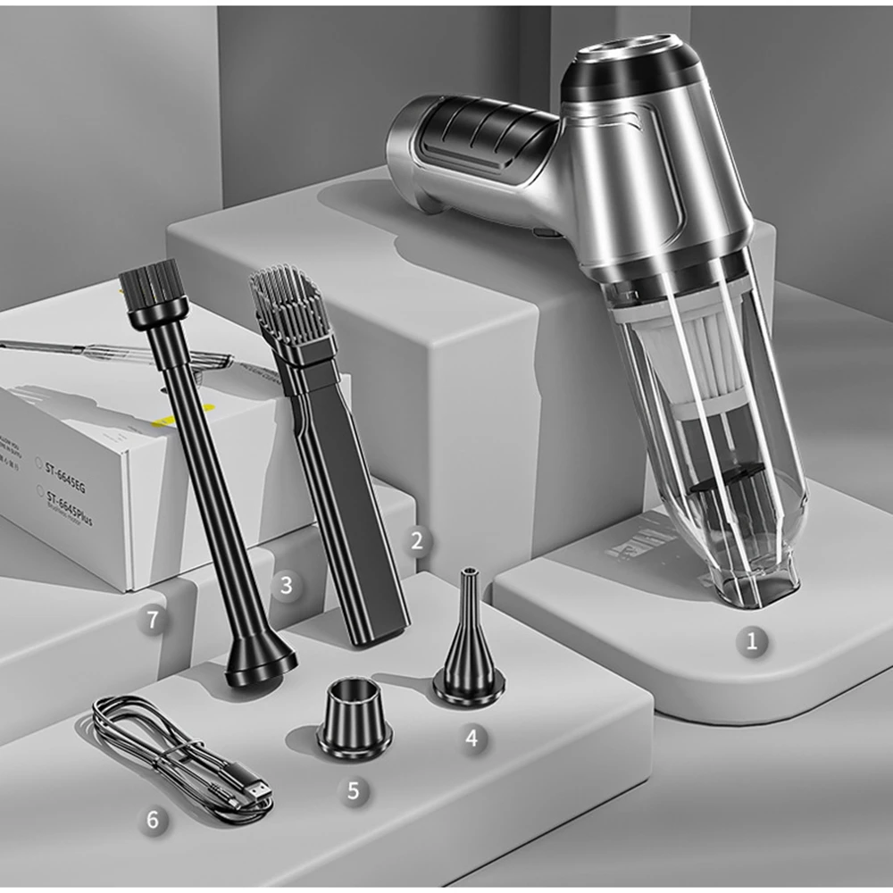 Портативный автомобильный пылесос с бесщеточным двигателем ручной для