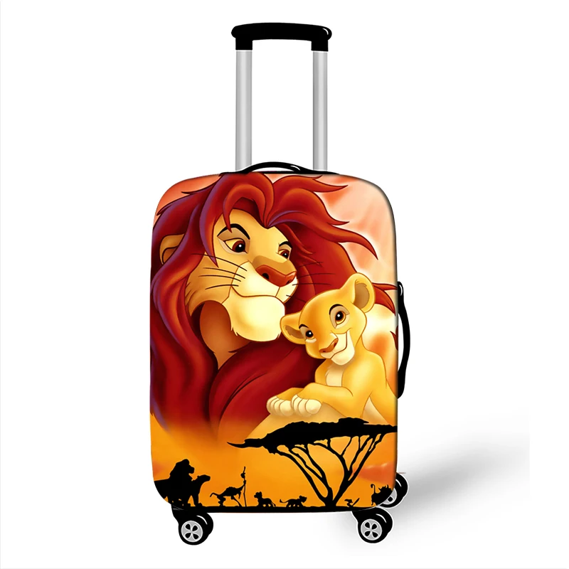 Disney The Lion King Simba Luggage Cover Elastic Suitcase Protective Cover For Travel Bag Anti-Dust Protective Cover