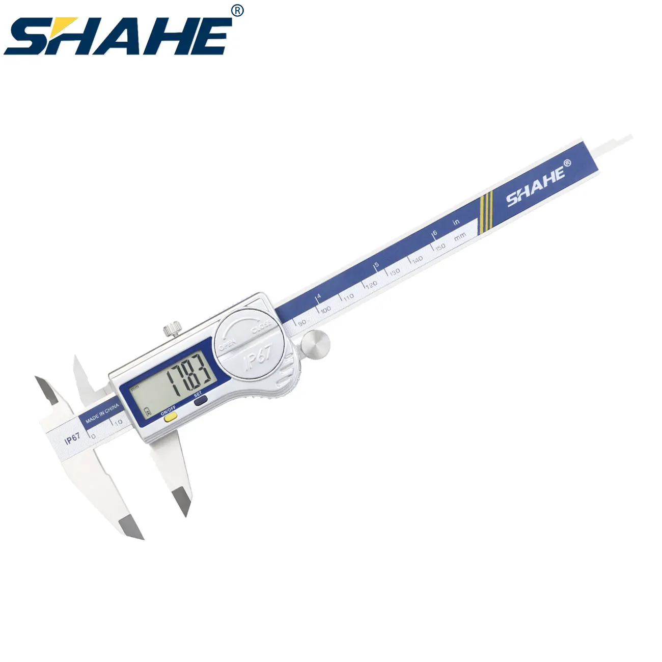 

SHAHE цифровые штангенциркули 150/200/300 мм IP67 цифровые штангенциркули электронный штангенциркуль цифровой измерительный инструмент из нержавеющей стали