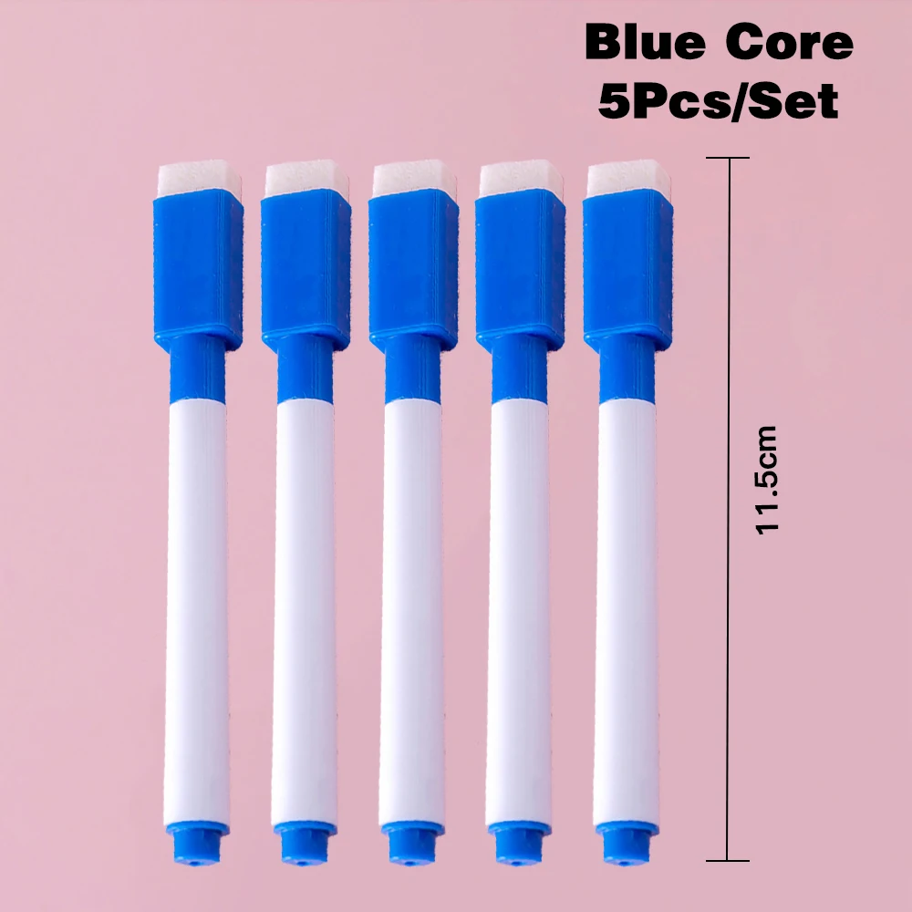 

Стираемые маркеры для белой доски, набор из 5 штук