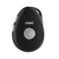 4G SOS Panic Button Mini Children GPS Tracker Necklace With Fall Detector Elderly Alarm Pendant and WIFI Positioning