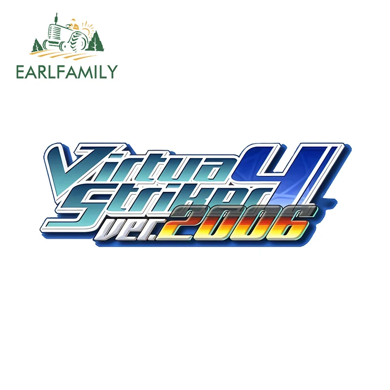 EARLFAMILY 13 см x 4 Virtua Striker автомобильные наклейки аркадный логотип ретро гоночные