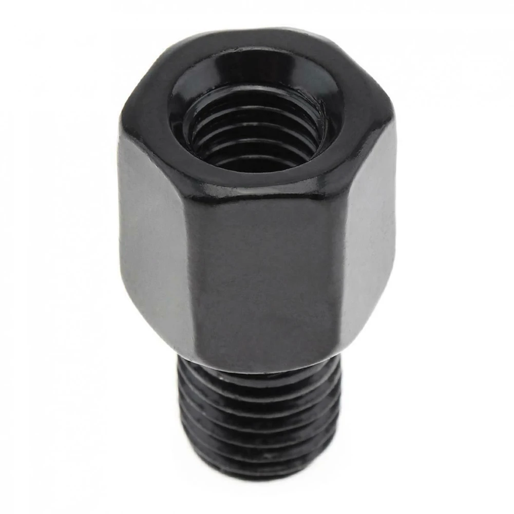 

Garden Indoor Thread Adapter Base Adapter 2 Pcs 8mm To 10mm Black Conversion Parts Rearview Mirror Motorcycles