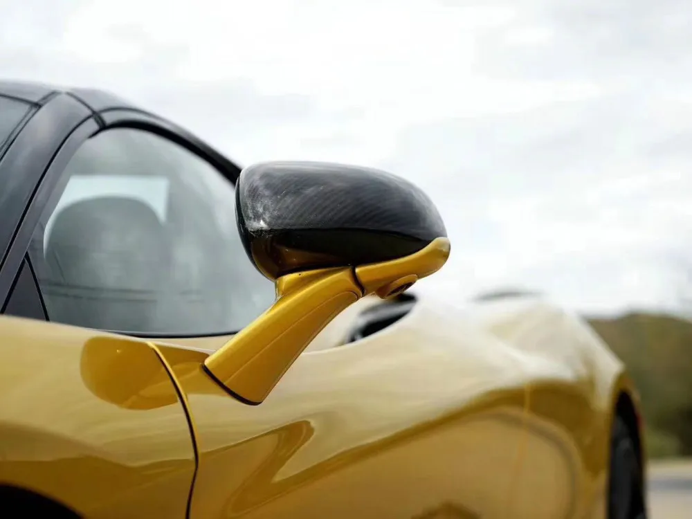 Сухая крышка зеркала заднего вида из углеродного волокна корпуса колпачки для