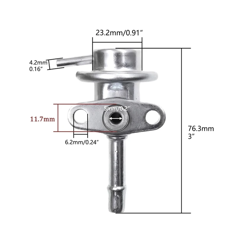 Регулятор давления топлива 3 бар для Nissan Almera AD Sunny Sentra будущего Infiniti G20 Q45 SR20DE R394