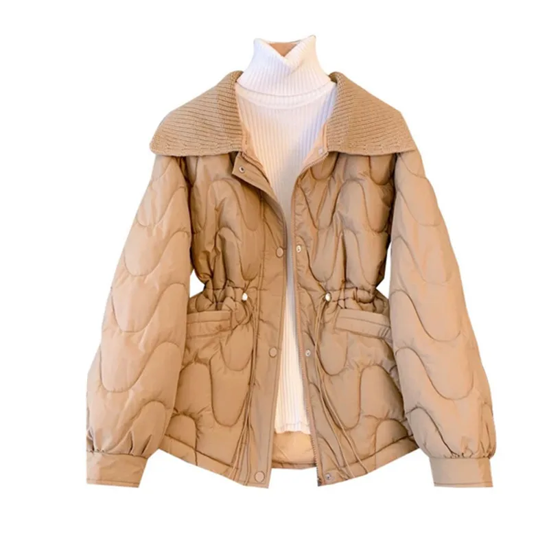 Короткая толстая теплая пуховая хлопковая куртка женские парки новинка 2025