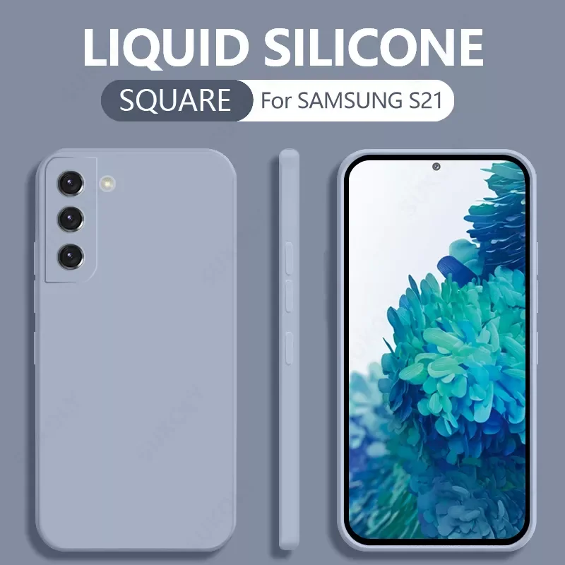 

Hot Sales For Samsung A51 A50 S10 S8 S9 S20 S21 FE S22 Plus Ultra S10E A71 A70 A31 A52 A53 A32 Original Liquid Silicone Soft Ca