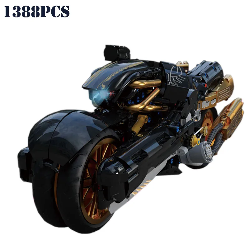 

Creative Adventure Game Series Speed Motorcycle MOC Building Block Assembly Model DIY Educational Toy Boy Birthday Gift