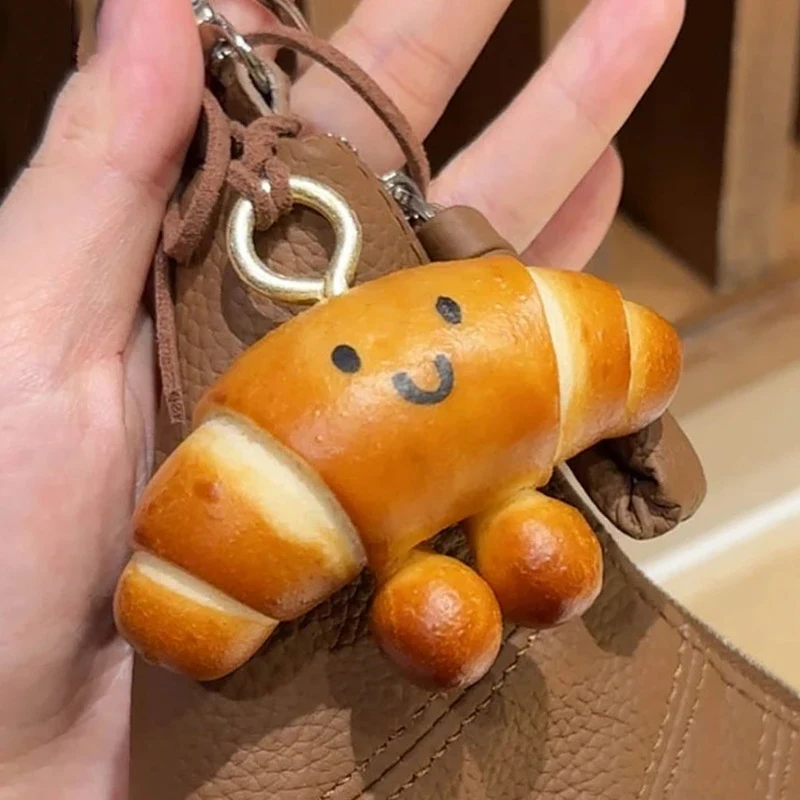 Хлеб ручной работы щелочная вода коровья рога булочка ожерелье для женщин и