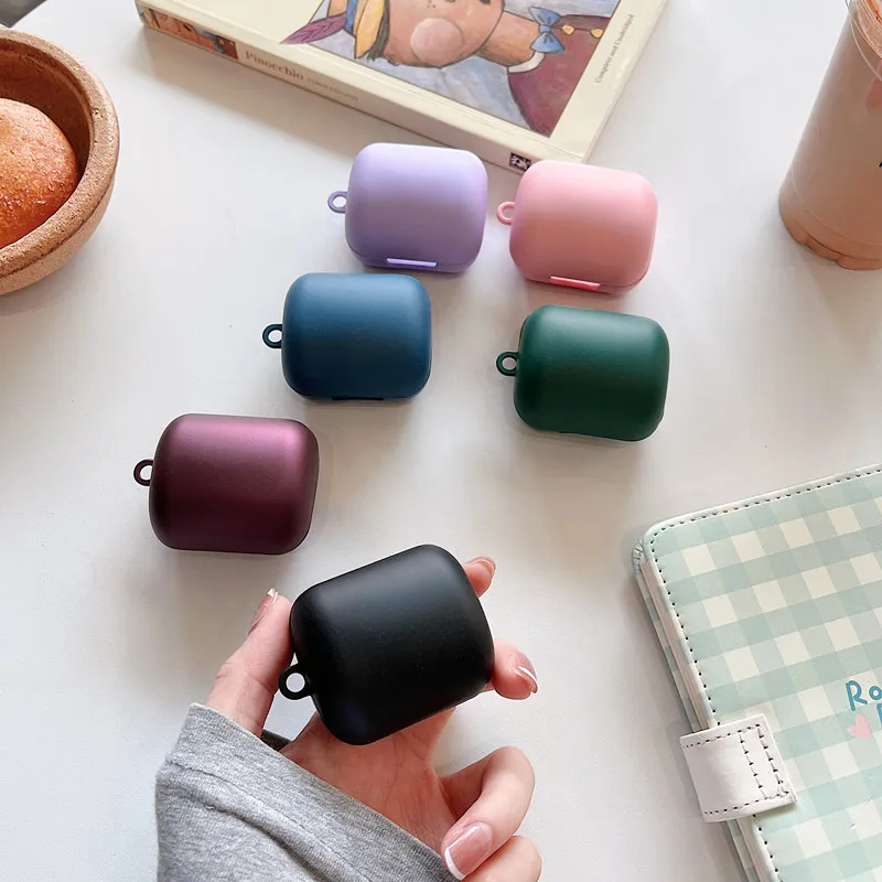 

Solid Color Earphone Cover For Sony Linkbuds WF-L900 Case Candy Color Hard shell Headphone case For Linkbuds WF-L900 with Hook